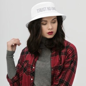 White Bucket Hat - No Breath Collection