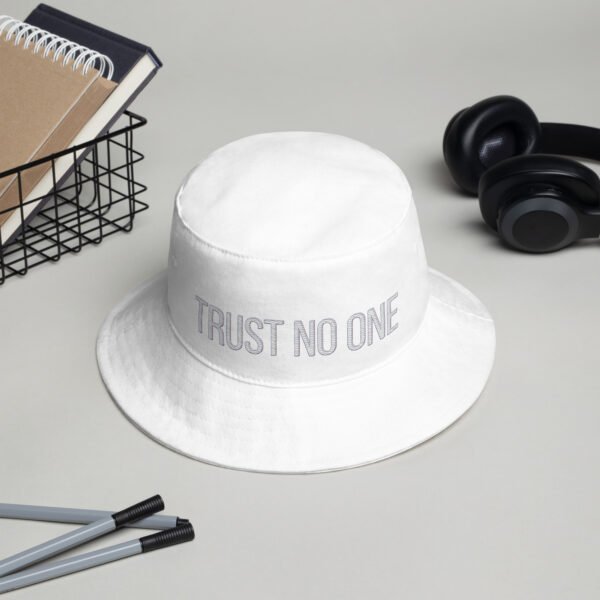 White Bucket Hat - No Breath Collection - Image 2