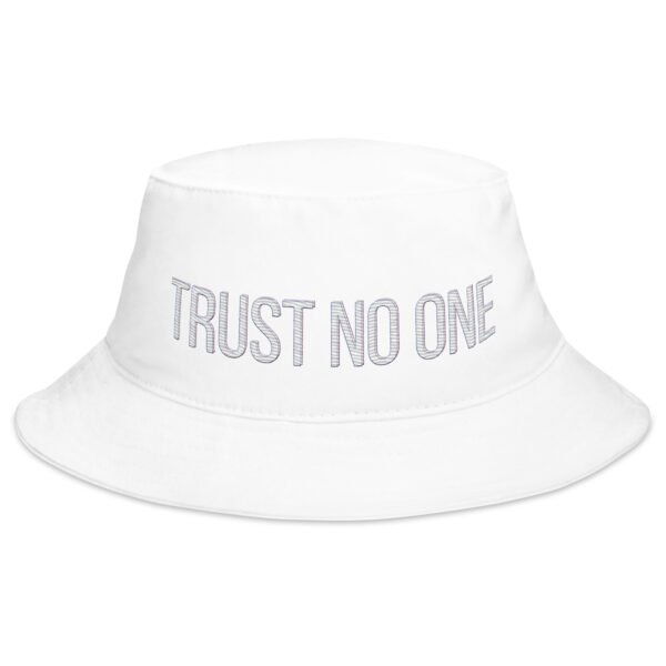 White Bucket Hat - No Breath Collection - Image 3