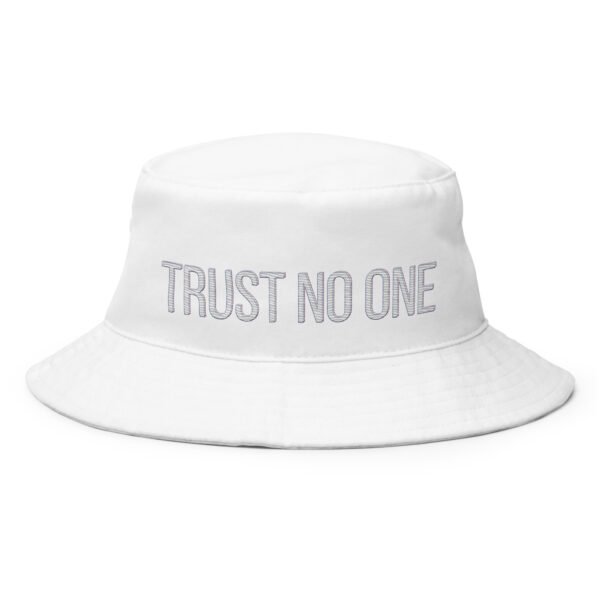 White Bucket Hat - No Breath Collection - Image 5