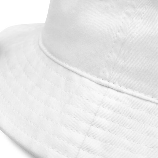 White Bucket Hat - No Breath Collection - Image 4